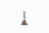 Eye of Providence Charm : (White CZ)-ZOCALO.JAPAN