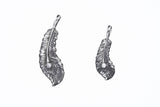 Phoenix Tail Feather Charm : (White CZ)-ZOCALO.JAPAN