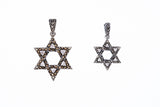 Jewish Star Pendant : S (White CZ)-ZOCALO.JAPAN