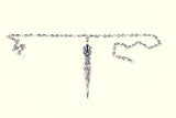 Bird Dorje Dagger (L) : (Blue Moon Stone / Garnet)-ZOCALO.JAPAN