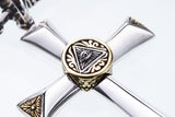 Eye of Providence Cross Pendant : White CZ-ZOCALO.JAPAN