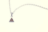 Eye of Providence Charm : (White CZ)-ZOCALO.JAPAN