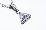 Eye of Providence Charm : (White CZ)-ZOCALO.JAPAN
