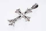 Cross On Cross Pendant : S (Black CZ)-ZOCALO.JAPAN