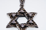 Jewish Star Pendant : L (White CZ)-ZOCALO.JAPAN