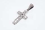 Trench Cross Charm : (White CZ)-ZOCALO.JAPAN
