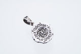 Islamic Round Pendant : L (Rainbow Moonstone)-ZOCALO.JAPAN