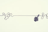 Elegant Rose Pendant : L (White Diamond)-ZOCALO.JAPAN