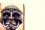 Tibetan Skull Zippo : BRONZE & SILVER-ZOCALO.JAPAN
