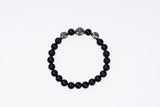Stone Bracelet With Double Dorje Ball : (Onyx)-ZOCALO.JAPAN
