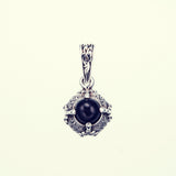 Islamic Round Pendant : S (Black Star)-ZOCALO.JAPAN