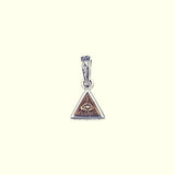 Eye of Providence Charm : (White CZ)-ZOCALO.JAPAN
