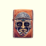 Tibetan Skull Zippo : BRONZE & SILVER-ZOCALO.JAPAN