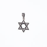 Jewish Star Charm : (White CZ)-ZOCALO.JAPAN