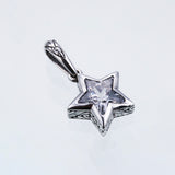 Jeweled Ivy Star Pendant : (White CZ)-ZOCALO.JAPAN