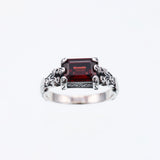 Islamic Ring : S (Garnet)-ZOCALO.JAPAN