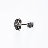 Dragon Claw Ear Stud : (Black Rutilated Quartz)-ZOCALO.JAPAN