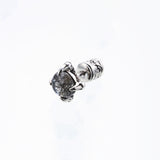 Dragon Claw Ear Stud : (Black Rutilated Quartz)-ZOCALO.JAPAN