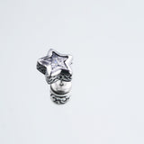 Jeweled Ivy Star Stud : (White CZ)-ZOCALO.JAPAN