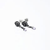 Jeweled Rose Stud : (Amethyst)-ZOCALO.JAPAN