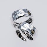 Hammered Texture Ring : Double Dorje-ZOCALO.JAPAN