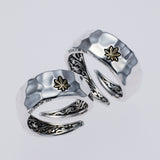 Hammered Texture Ring : Leaf-ZOCALO.JAPAN