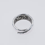 Hammered Texture Ring : Double Dorje-ZOCALO.JAPAN