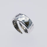 Hammered Texture Ring : Eye of Providence-ZOCALO.JAPAN