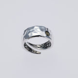 Hammered Texture Ring : Double Dorje-ZOCALO.JAPAN