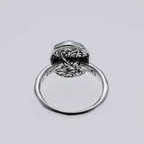 Hammered Texture Plate Ring : Double Dorje-ZOCALO.JAPAN