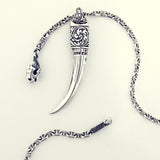 Anchor Oval Necklace / Saber Toothed Tiger-ZOCALO.JAPAN