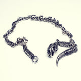 Charm Lock Bracelet :Saber Toothed Tiger : Oval Anchor-ZOCALO.JAPAN