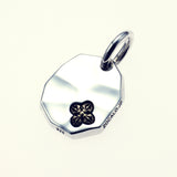 Hammered Texture Plate Pendant : Double Dorje-ZOCALO.JAPAN