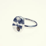 Hammered Texture Plate Ring : Double Dorje-ZOCALO.JAPAN