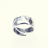 Hammered Texture Ring : Leaf-ZOCALO.JAPAN