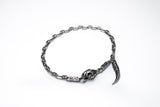 Charm Lock Bracelet :Saber Toothed Tiger : Oval Anchor-ZOCALO.JAPAN