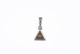 Eye of Providence Charm : (Black CZ)-ZOCALO.JAPAN