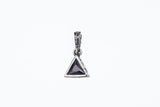 Eye of Providence Charm : (Black CZ)-ZOCALO.JAPAN