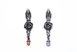 Jeweled Rose Pendant : (Garnet)-ZOCALO.JAPAN