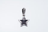 Jeweled Ivy Star Pendant : (Black CZ)-ZOCALO.JAPAN