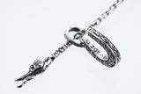 Horse Shoe Charm : (White CZ)-ZOCALO.JAPAN