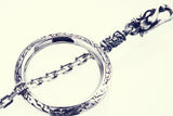 Ivy Ring Pendant : L (White CZ)-ZOCALO.JAPAN