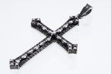 Marcasite Cross Pendant : S (White CZ)-ZOCALO.JAPAN