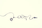 Jewish Star Charm : (White CZ)-ZOCALO.JAPAN