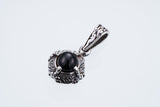Islamic Round Pendant : S (Black Star)-ZOCALO.JAPAN