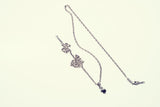 Jeweled Ivy Heart Pendant : S (Black CZ)-ZOCALO.JAPAN
