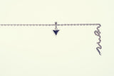 Jeweled Ivy Triangle Pendant : (Black CZ)-ZOCALO.JAPAN