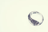 Ivy Spiral Ring Square : White CZ-ZOCALO.JAPAN