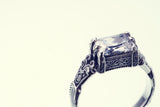 Islamic Ring : S (White CZ)-ZOCALO.JAPAN