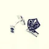 Fleur de lis Cuff Links-ZOCALO.JAPAN